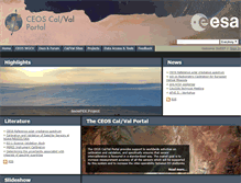 Tablet Screenshot of calvalportal.ceos.org